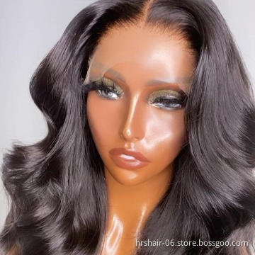150% 180% density HD Transparent swiss Lace Frontal Wigs For Black Women,Whosale Brazilian Virgin Human Hair Full Lace Wigs